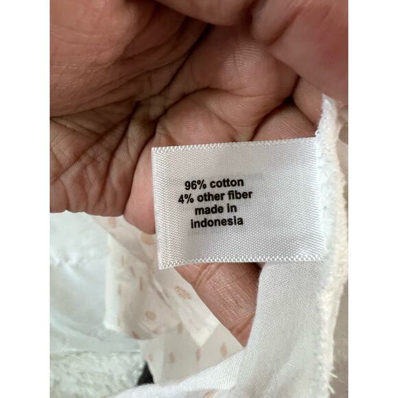 Lane Bryant Printed White Blouse Size 14 - Picture 3 of 4